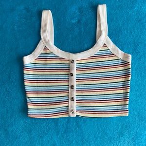 Womens cropped tank top